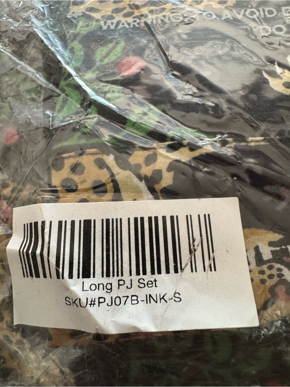 Printfresh Long PJ Set in Bagheera Ink Size Small - Picture 7 of 9